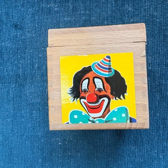 Vintage Hermann Eichorn Wooden Jack in the Box. - Picture 4 of 7